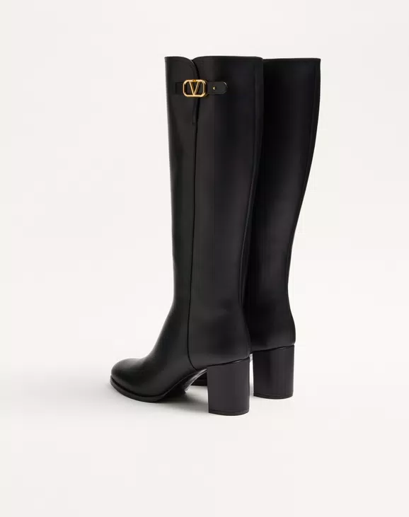 Valentino Vlogo Signature Calfskin Boot 70Mm - Image 4